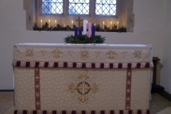 South Altar at Christmas